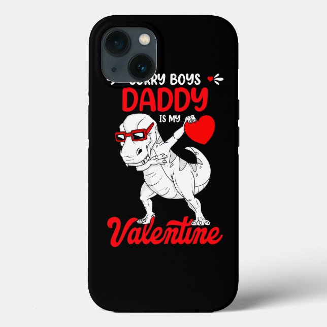 Sorry Boys Daddy Valentine T rex Dinosaur Valentin Case-Mate iPhone Hülle (Rückseite)