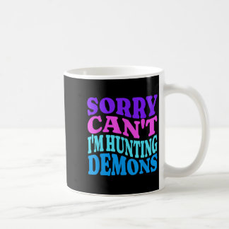 Sorry Can't Hunting Demons Korean P Music Hallowee Kaffeetasse