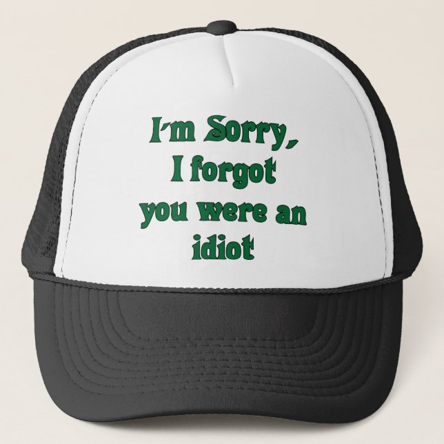 Sorry cap truckerkappe (Vorderseite)