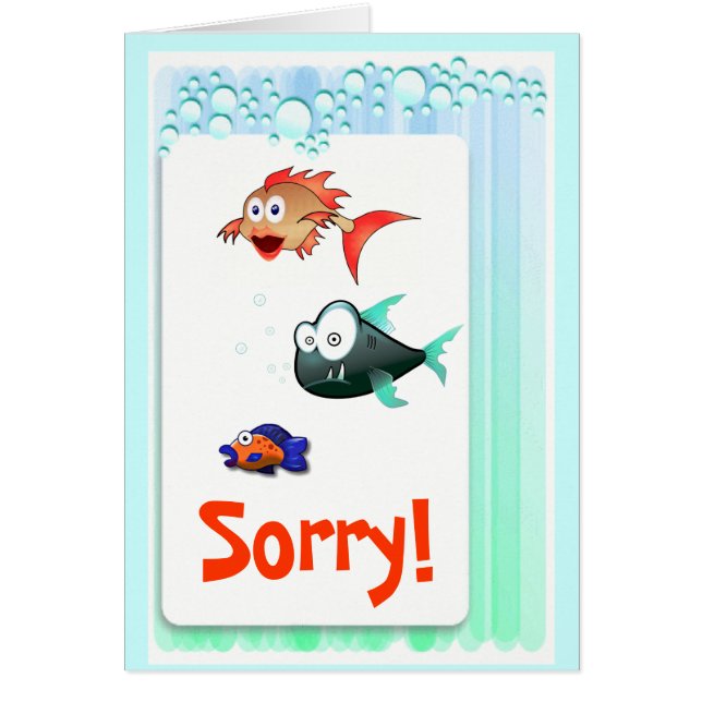 Sorry Card (Vorne)