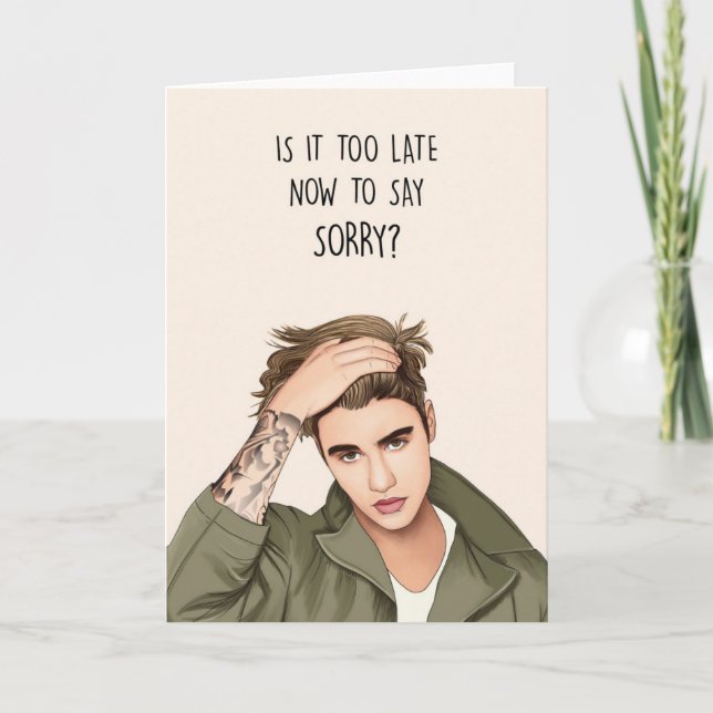 Sorry Card Karte (Vorderseite)