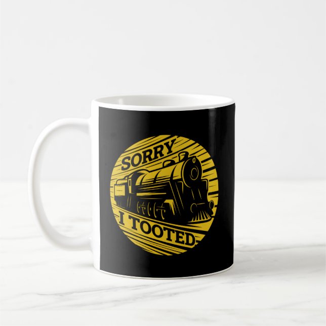 Sorry, dass ich getoodet Eisenbahn-Leiter Kaffeetasse (Links)