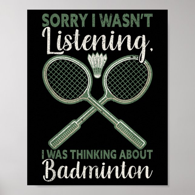 Sorry, dass ich hörte, dass ich über Badmi nachdac Poster (Vorne)