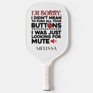 Sorry, dass ich nicht Gemein war, die Tasten zum G Pickleball Schläger
