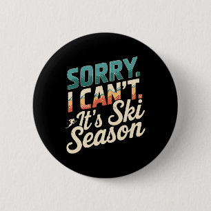 Sorry, dass ich seine Ski-Saison Wintersport 3 Button
