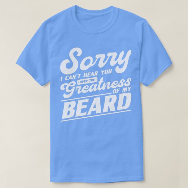 Sorry, dass ich Sie über die Größe meines T-Shirt (Design vorne)