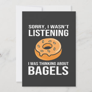 Sorry, dass ich über Bagels jüdischen Hanukkah nac Einladung