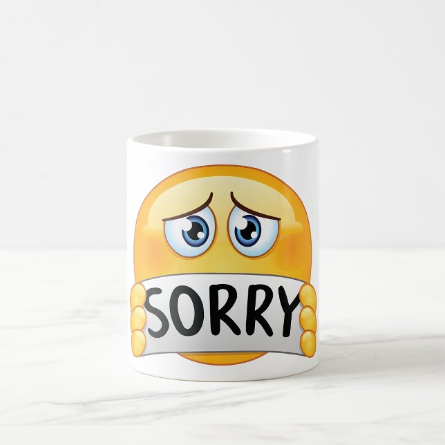 Sorry Emoticon Kaffeetasse (Von Creator hochgeladen)
