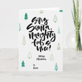 Sorry Heilig… Feiertagskarte