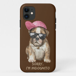 SORRY I BIN INDOGNITO (English Bulldog) niedlicher Case-Mate iPhone Hülle
