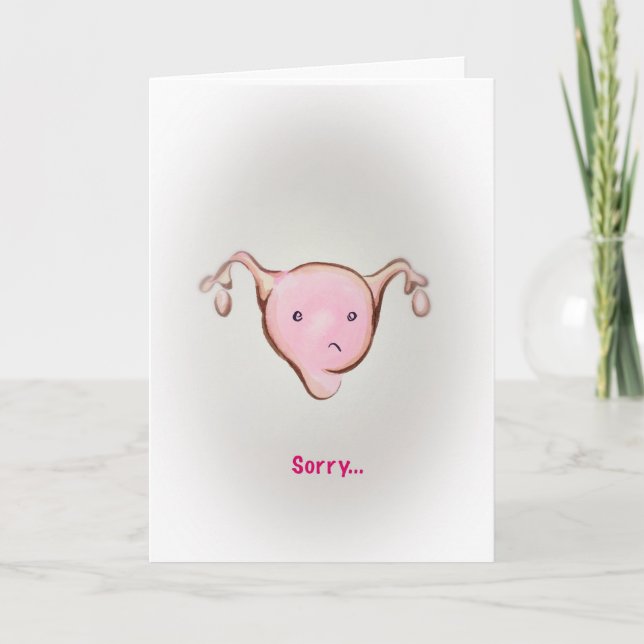 Sorry I ovary-acted Karte (Vorderseite)
