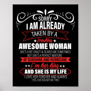 Sorry, ich bin bereits am Valentinstag Poster