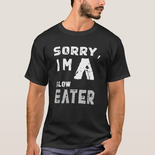 Sorry, ich bin ein Langsamer T Shirt Funny Boys Gi (Vorderseite)