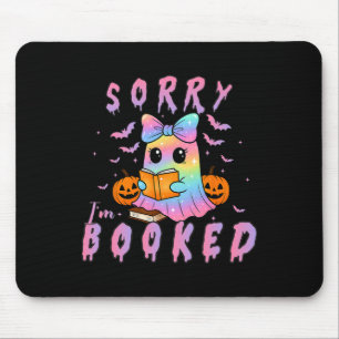 Sorry, ich bin Ghost Reading Halloween Book-Liebe  Mousepad