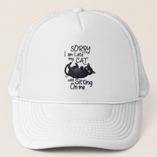 Sorry, ich bin spät - Cat Rules! Truckerkappe