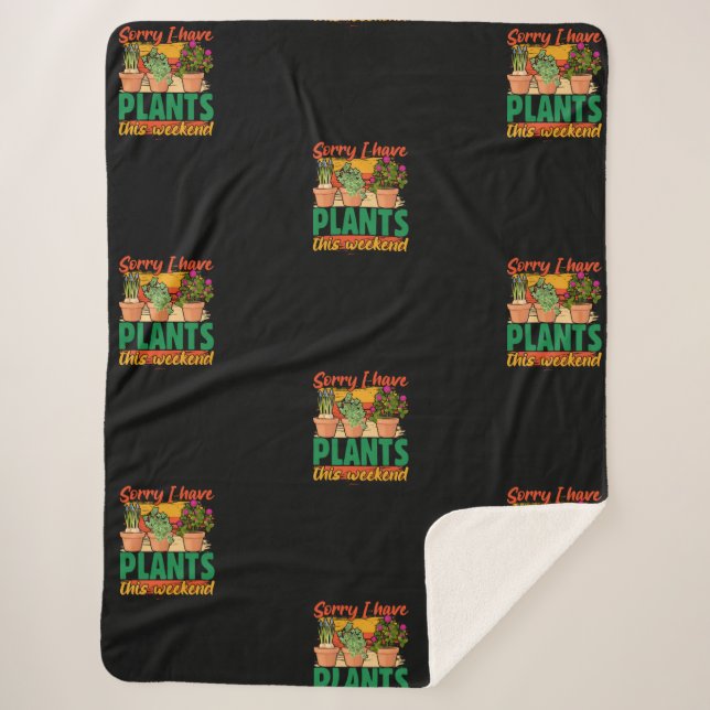 Sorry, ich habe Pflanze an diesem Wochenende Sherp Sherpadecke (Vorderseite)