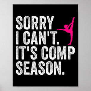 Sorry, ich kann nicht Comp Saison Cheer Gilrs Comp Poster