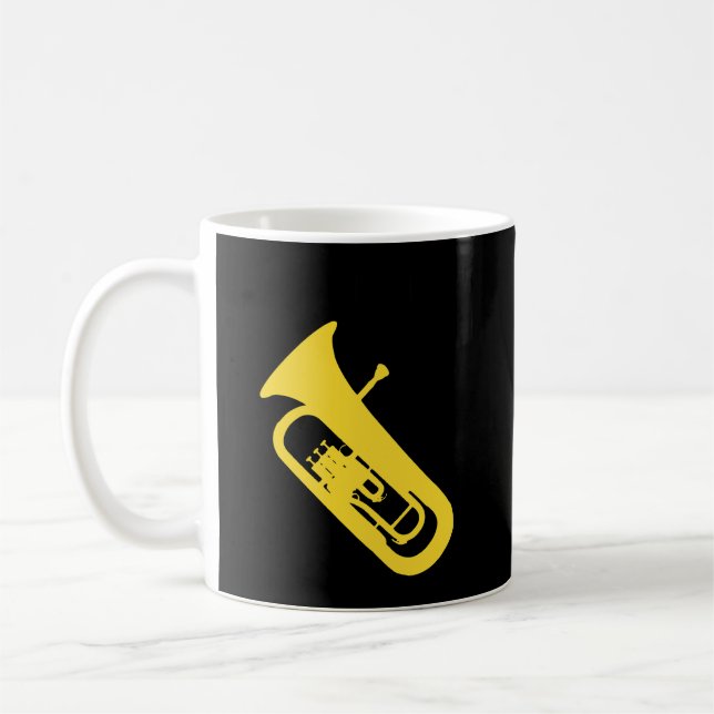 Sorry, ich Tooot Funny Baritone Funny Euphonium Kaffeetasse (Links)
