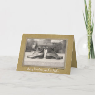 Sorry, ich war eine Fersenreparatur Kundenbindung Karte