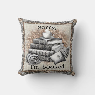 Sorry I'm Booked - Reading Spaß Kissen