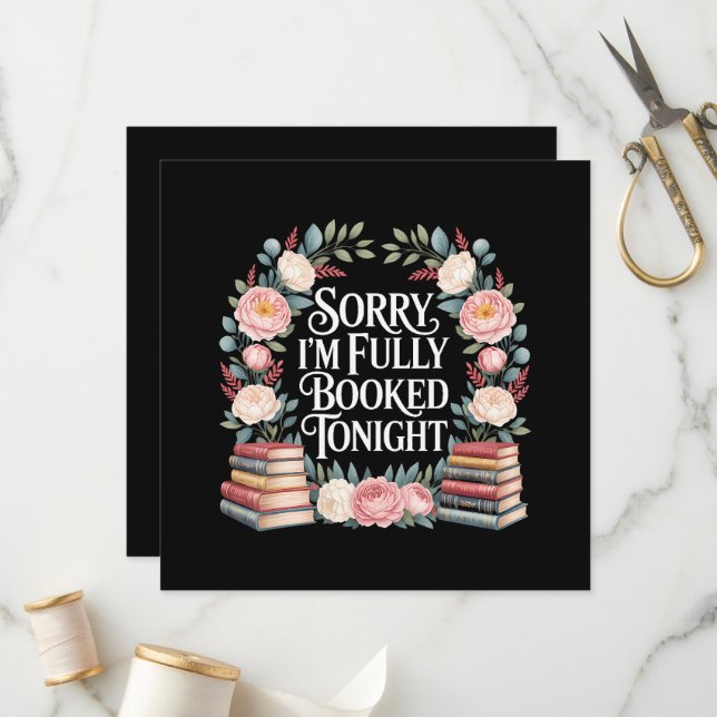 Sorry I'M Fully Booked Tonight Programm (Vorderseite/Rückseite Beispiel)