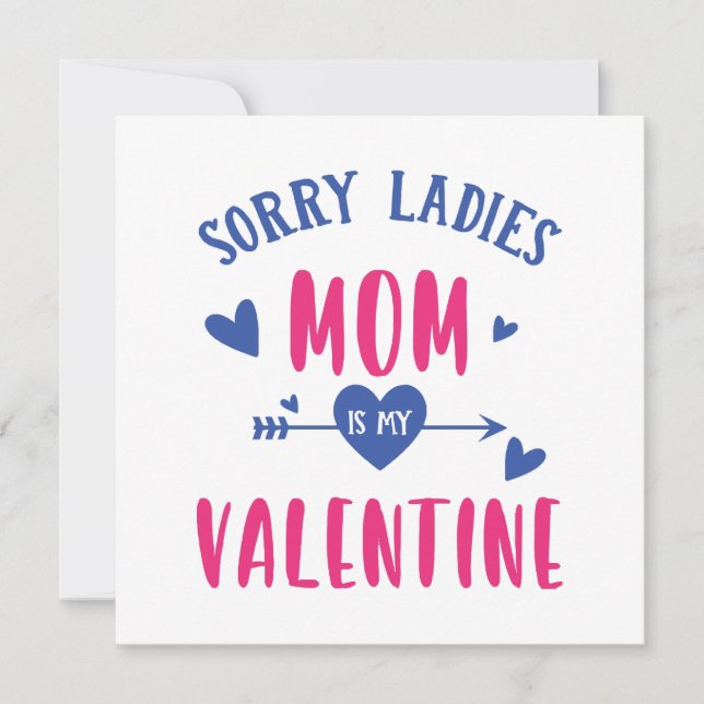 SORRY LADIES MAMA IST MEIN VALENTINE (Vorderseite)