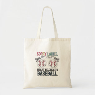 Sorry Ladys Baseball Liebe Design Tragetasche