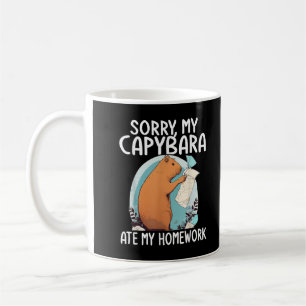 Sorry, mein Capybara Ate Meine Hausaufgaben Funny Kaffeetasse