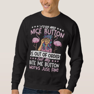 Sorry, mein netter Button ist nicht in Ordnung Fla Sweatshirt