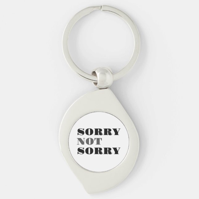 Sorry Metal Schlüsselanhänger (Vorderseite)