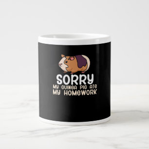 Sorry My Guinea Pig Ate my Homework Cute Pet Jumbo-Tasse