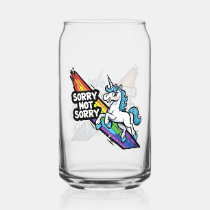 Sorry not Sorry Einhorn Dosenglas