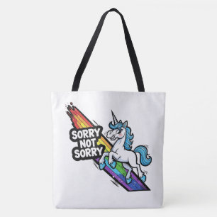 Sorry not Sorry Einhorn-Tragetasche
