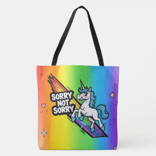 Sorry not Sorry Einhorn-Tragetasche