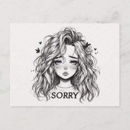 Sorry Postcard Postkarte