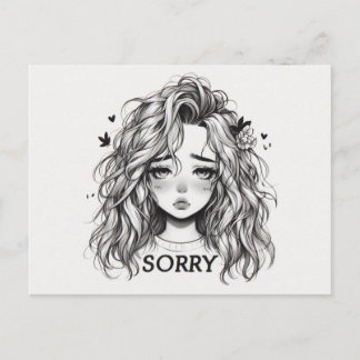 Sorry Postcard Postkarte
