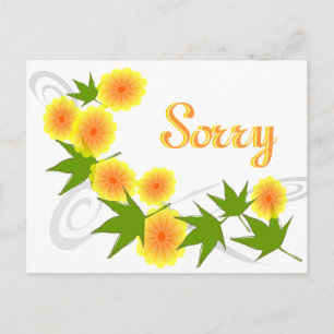 Sorry Postcard Postkarte