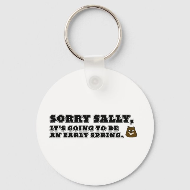 Sorry Sally, Frühjahr Schlüsselanhänger (Vorderseite)