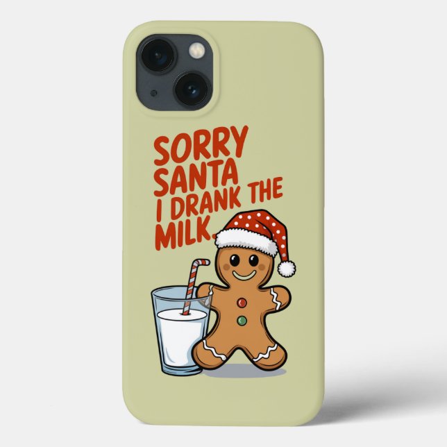 Sorry Santa I hat das Milk Baby WeihnachtsOutfit g Case-Mate iPhone Hülle (Rückseite)