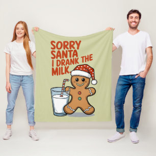 Sorry Santa I hat das Milk Baby WeihnachtsOutfit g Fleecedecke