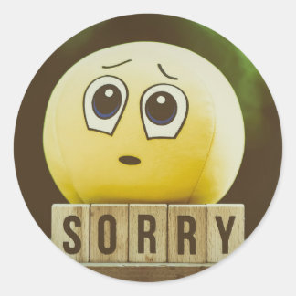 Sorry Sticker