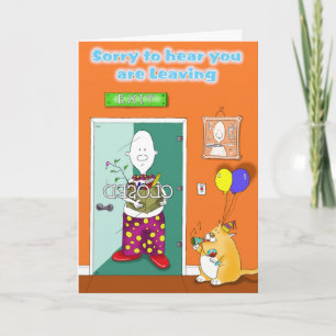 sorry to hear you are leaving einladung