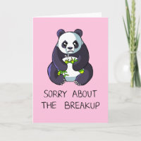 Sorry über die Auflösung Sad Panda Card