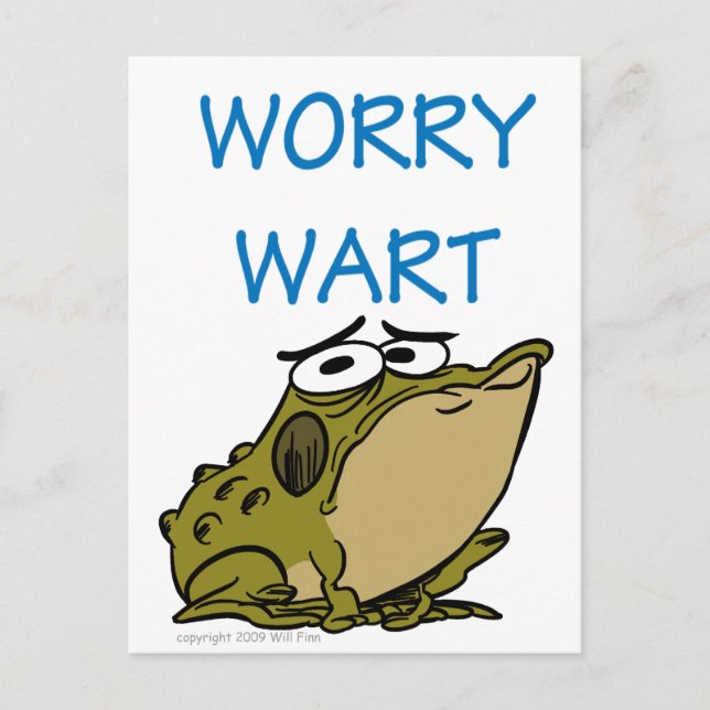 SORRY WART POSTKARTE (Vorderseite)