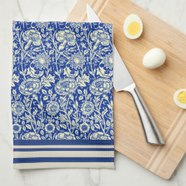 Sorta Blue Calico (Cotton Dish Towel) Geschirrtuch