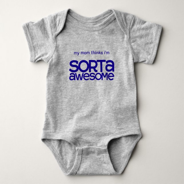 Sorta fantastischer Baby-Bodysuit Baby Strampler (Vorderseite)