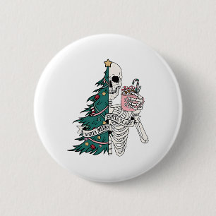Sorta Merry Sorta Scary Christmas Button