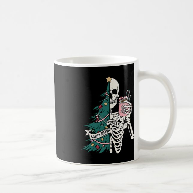 Sorta merta sorta beängstigende Weihnachten Kaffeetasse (Rechts)