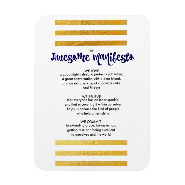 Sorta Phantastisch Manifesto Magnet (Vertikal)