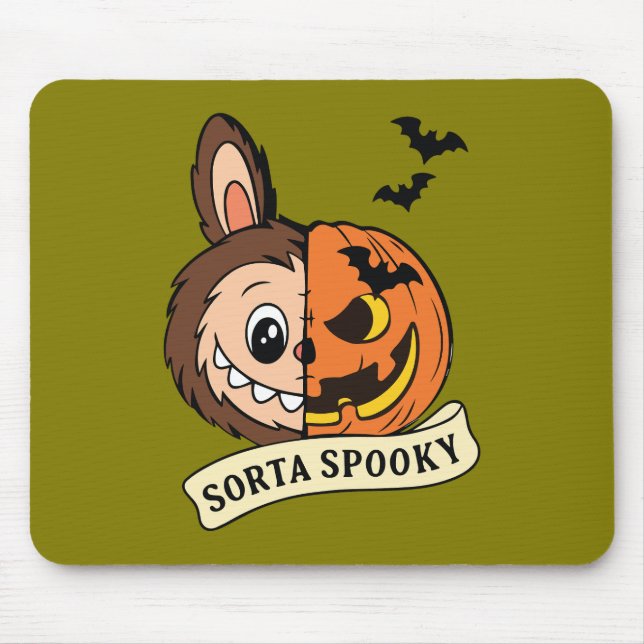 Sorta Spooky Halloween Cute Labubu Mousepad (Vorne)